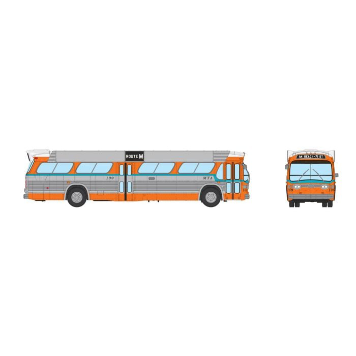Rapido 753143 HO Scale Deluxe New Look Suburban Bus - Miami-Dade 109