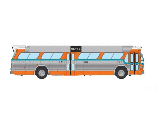 Rapido 753144 HO Scale Deluxe New Look Suburban Bus - Miami-Dade 144