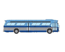Rapido 753148 HO Scale Deluxe New Look Suburban Bus - New York MTA - Blue 6451