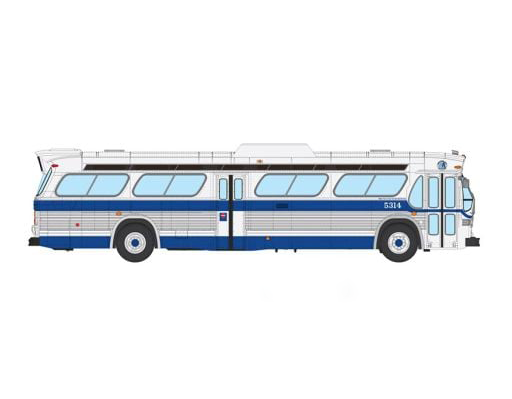 Rapido 753150 HO Scale Deluxe New Look Suburban Bus - New York MTA - Blitz 5314