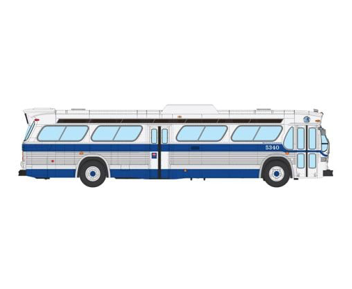 Rapido 753151 HO Scale Deluxe New Look Suburban Bus - New York MTA - Blitz 5340