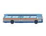 Rapido 753153 HO Scale Deluxe New Look Suburban Bus - Long Island MSBA 659