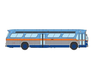 Rapido 753154 HO Scale Deluxe New Look Suburban Bus - Long Island MSBA 671