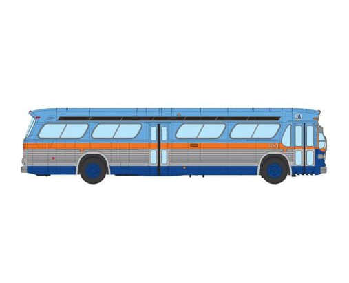 Rapido 753155 HO Scale Deluxe New Look Suburban Bus - Long Island MSBA 684