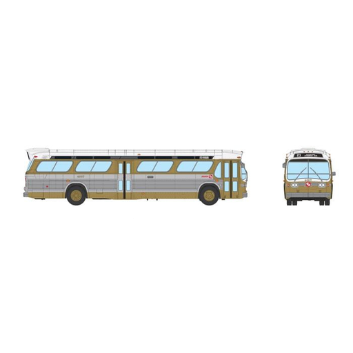 Rapido 753159 HO Scale Deluxe New Look Suburban Bus - Philadelphia SEPTA - Early 4007