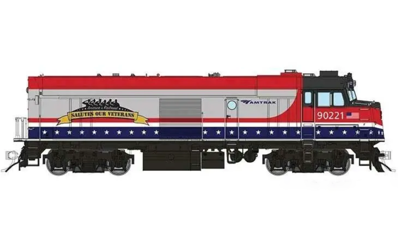 Rapido 81022 HO Scale NPCU "Cabbage" Amtrak 90208 (Veterans) - DC