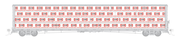 Rapido Bits 73' Centerbeam Lumber Load Canfor