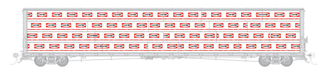 Rapido Bits 73' Centerbeam Lumber Load Canfor