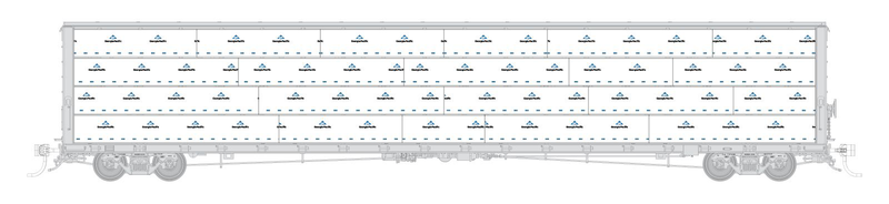 Rapido Bits 73' Centerbeam Lumber Load Georgia Pacific