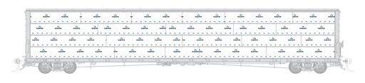 Rapido Bits 73' Centerbeam Lumber Load Georgia Pacific