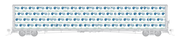 Rapido Bits 73' Centerbeam Lumber Load Sierra Pacific