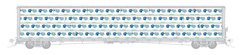 Rapido Bits 73' Centerbeam Lumber Load Sierra Pacific