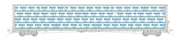 Rapido Bits 73' Centerbeam Lumber Load Tembec