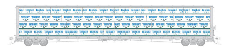Rapido Bits 73' Centerbeam Lumber Load Tembec