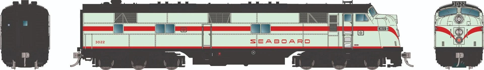 Rapido HO Scale EMD E7A Seaboard Air Line SAL (DC/DCC/Sound)