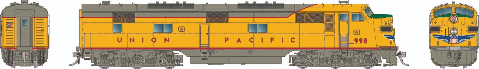 Rapido HO Scale EMD E7A Union Pacific UP - DC
