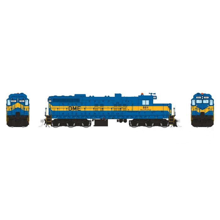 Rapido HO Scale EMD SD10 Diesel Dakota Minnesota and Eastern DM&E 551