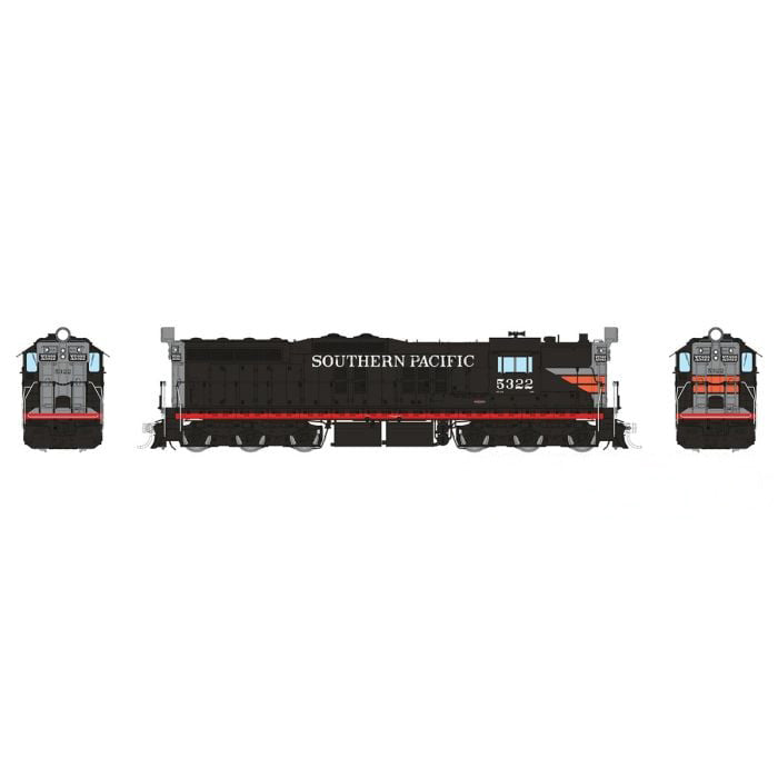 Rapido HO Scale EMD SD7 Diesel Southern Pacific SP Black Widow 