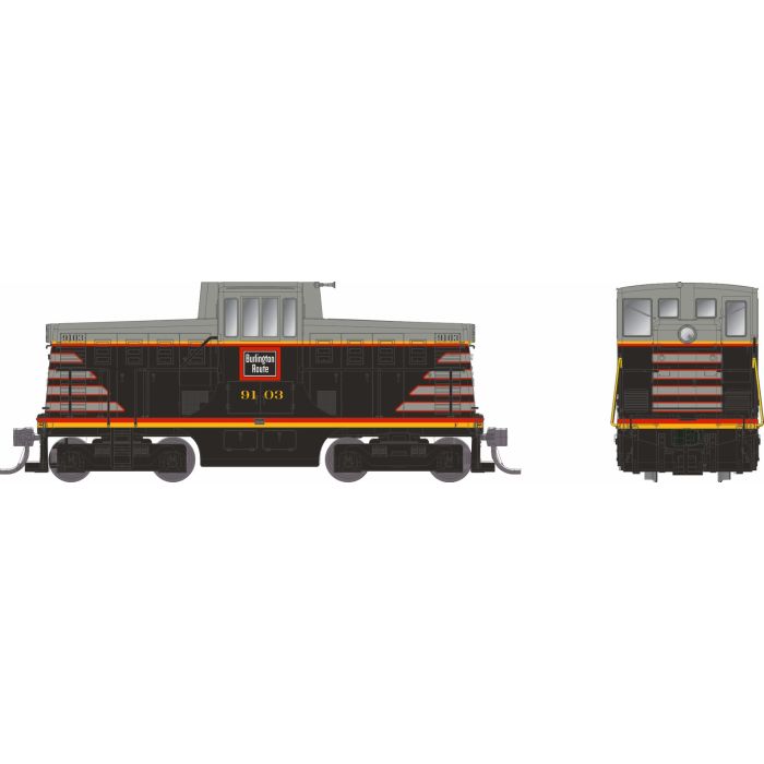 Rapido HO Scale GE 44 Tonner Burlington CB&Q 9103 DCC & Sound