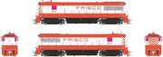 Rapido HO Scale GE U25B High Hood Frisco SLSF