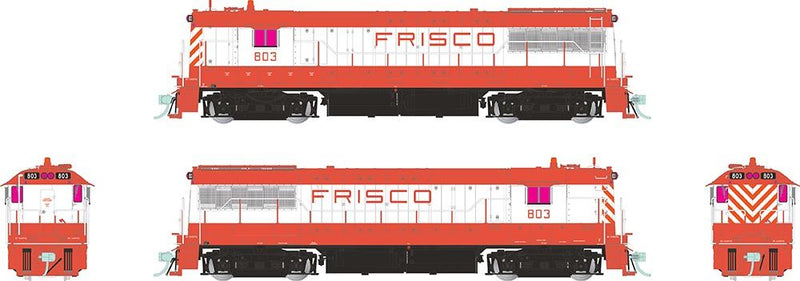 Rapido HO Scale GE U25B High Hood Frisco SLSF
