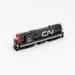 Rapido HO Scale H16-44 Canadian National CNR (Noodle Scheme)