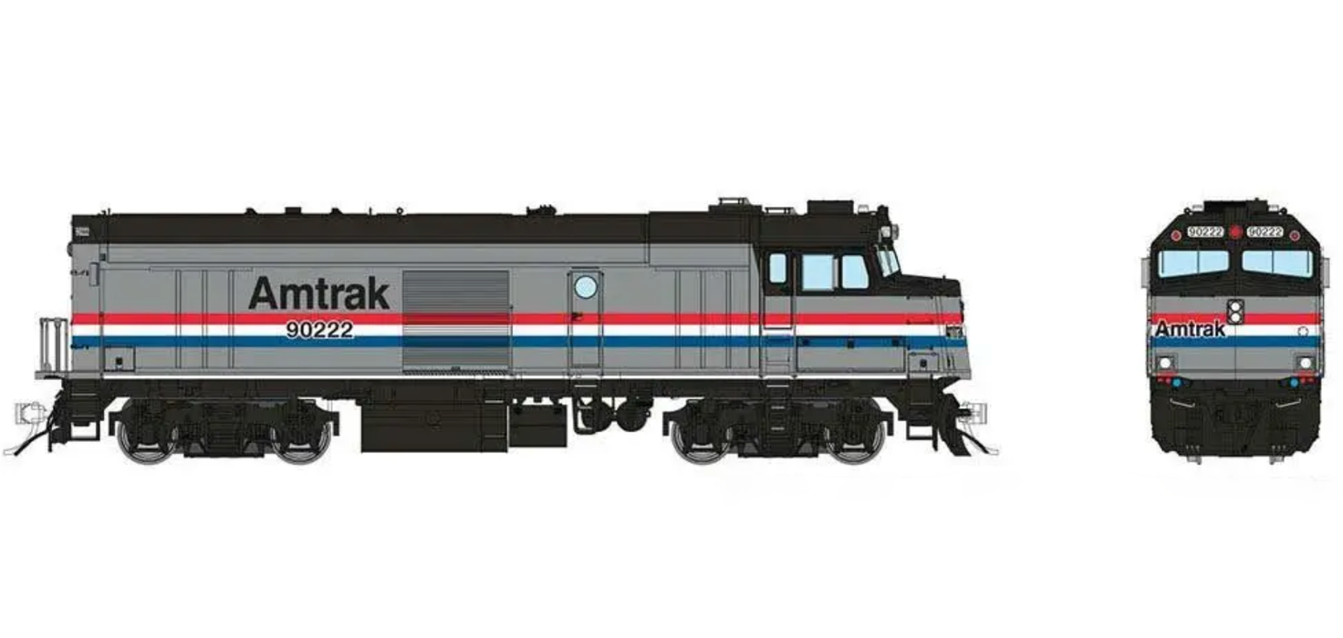 Rapido HO Scale NPCU "Cabbage" Amtrak (Phase III with DCC & Sound)