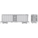 Rapido Trains 1011097 HO Scale 1937 AAR Round Corner Boxcar Undecorated Single Car
