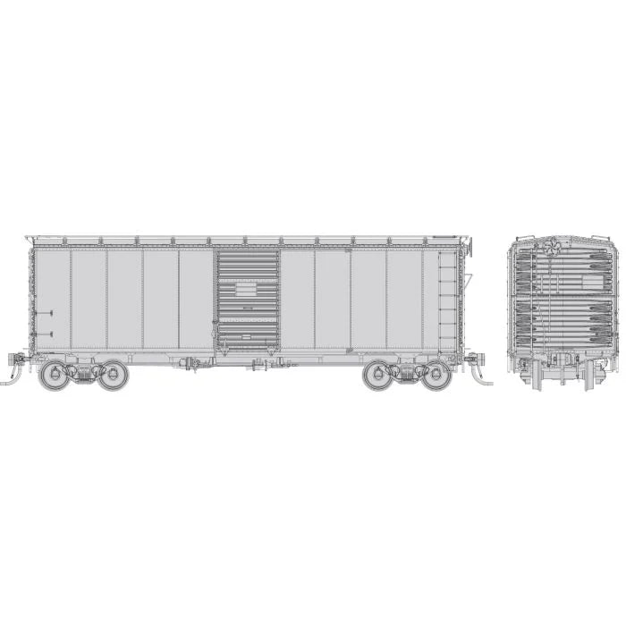 Rapido Trains 1011099 HO Scale 1937 AAR Boxcar CPR Style Undecorated Single Car