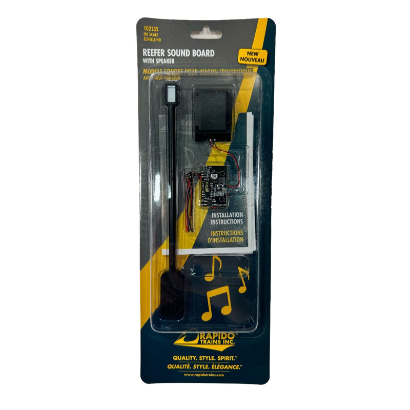 Rapido Trains 102135 Plug and Play Sound Board with Speaker for SFRD Mechanical Reefers