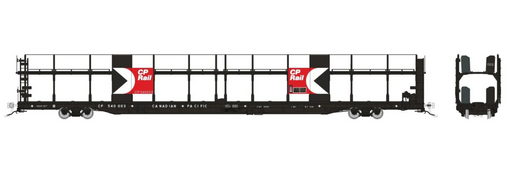 Rapido Trains 1024003 HO NSC 89' Bi-Level Autorack: CP Rail - Multimark