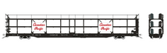Rapido Trains 1024101 HO NSC 89' Tri-Level Autorack: CPR - Script