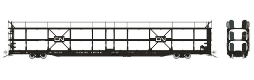 Rapido Trains 1024104 HO NSC 89' Tri-Level Autorack: CN Rail - Delivery