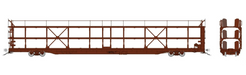 Rapido Trains 1024198 HO NSC 89' Tri-Level Autorack: Painted/Unlettered Brown: Single Car