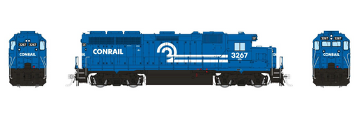 Rapido Trains 1078003 HO EMD GP40 (DC/Silent): Conrail - Blue Scheme: #3267