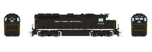 Rapido Trains 1078026 HO EMD GP40 (DC/Silent): New York Central - Cigar Band: #3002