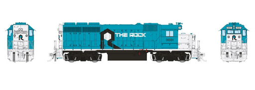 Rapido Trains 1078030 HO EMD GP40 (DC/Silent): Rock Island - Blue Scheme: #3001