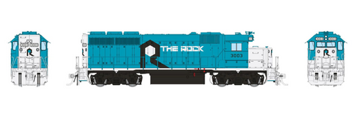 Rapido Trains 1078031 HO EMD GP40 (DC/Silent): Rock Island - Blue Scheme: #3003