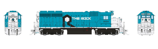 Rapido Trains 1078032 HO EMD GP40 (DC/Silent): Rock Island - Blue Scheme: #3004