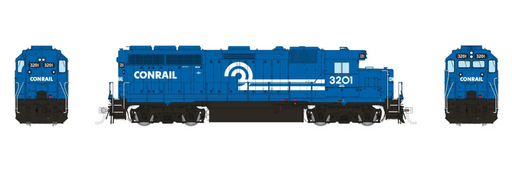 Rapido Trains 1078502 HO EMD GP40 (DC/DCC/Sound): Conrail - Blue Scheme: #3201