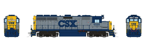 Rapido Trains 1078505 HO EMD GP40 (DC/DCC/Sound): CSX - YN1 Scheme: #6595