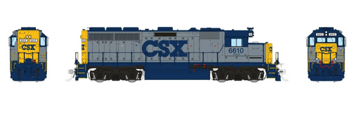 Rapido Trains 1078506 HO EMD GP40 (DC/DCC/Sound): CSX - YN1 Scheme: #6610