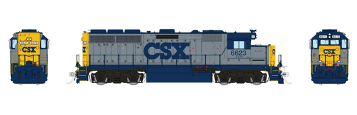 Rapido Trains 1078507 HO EMD GP40 (DC/DCC/Sound): CSX - YN1 Scheme: #6623