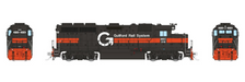 Rapido Trains 1078515 HO EMD GP40 (DC/DCC/Sound): Guilford - Gray & Orange, MEC Lettering: #316