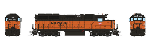 Rapido Trains 1078521 HO EMD GP40 (DC/DCC/Sound): Milwaukee Road: #2029