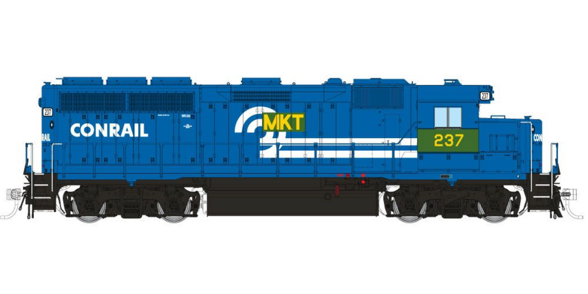 Rapido Trains 1078524 HO EMD GP40 (DC/DCC/Sound): MKT - Conrail Patch ...