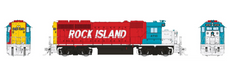 Rapido Trains 1078533 HO EMD GP40 (DC/DCC/Sound): Rock Island - Maroon & Blue: #4710