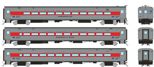 Rapido Trains 1084006 HO Scale Comet Car CDOT - 1990s Scheme Set 1 (Cab 6213 Coaches 6252, 6265)