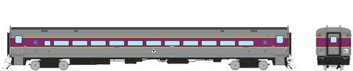 Rapido Trains 1084017 HO Scale Comet Car MBTA - Modern Coach 621