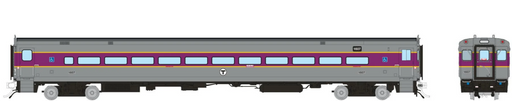 Rapido Trains 1084021 HO Scale Comet Car MBTA - Modern Coach 1607